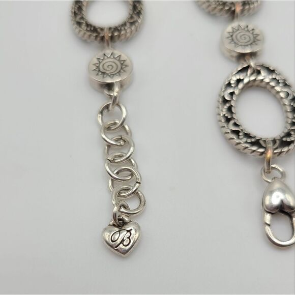 Brighton Bracelet, silvertone, rhinestones - Picture 6 of 8